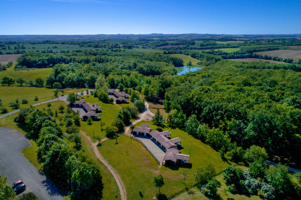 Hameau vue aérienne