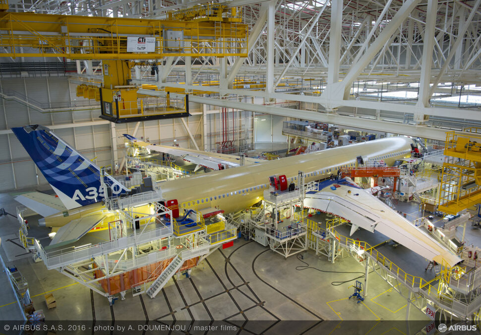 colo initiation aéro chaine de montage A350