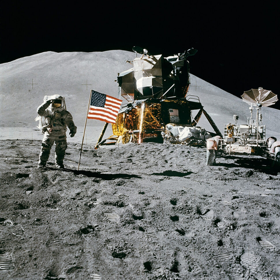Homme sur la Lune