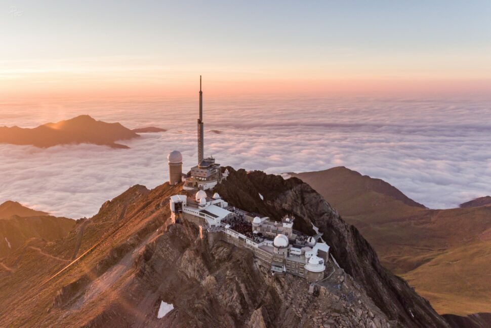 Pic du Midi vue aérienne