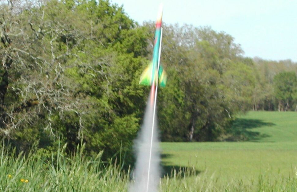 lancement de micro-fusée