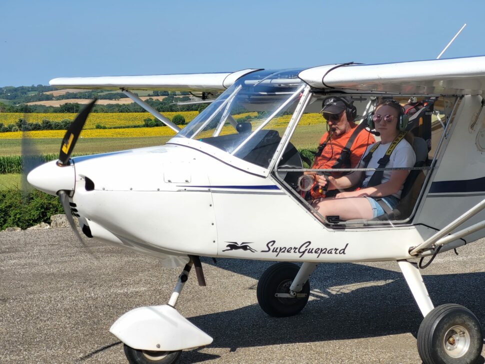 Séjour jeunes aéronautique -Vol d'initiation en ULM