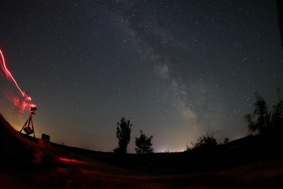 Ciel nocturne depuis le Hameau des étoiles
