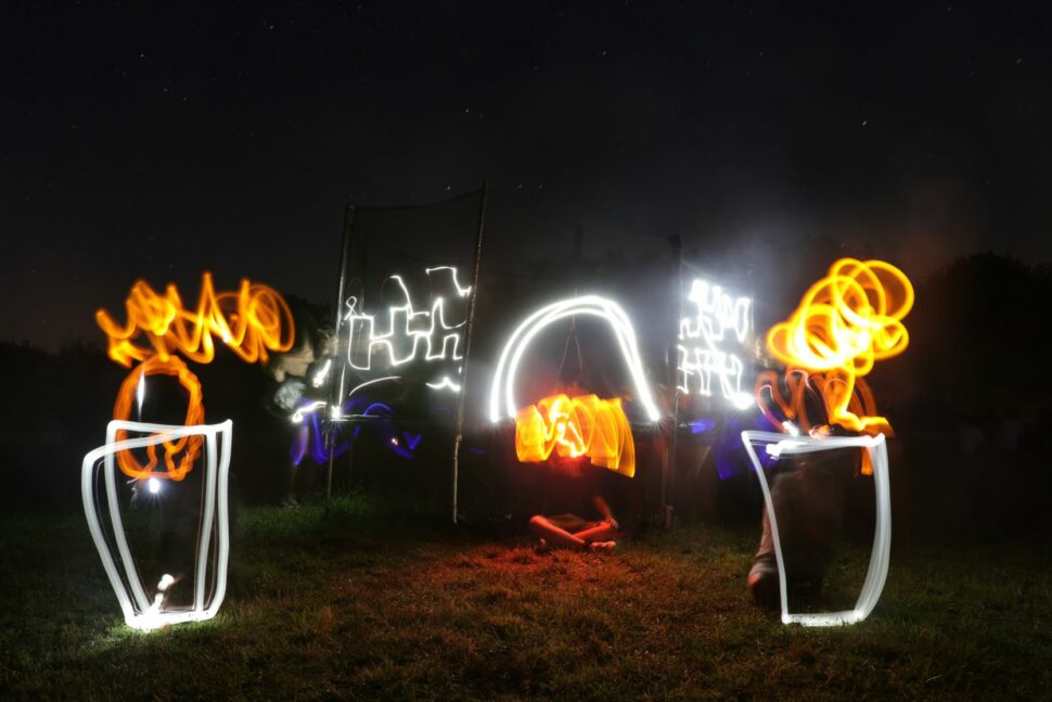 Séance de light painting