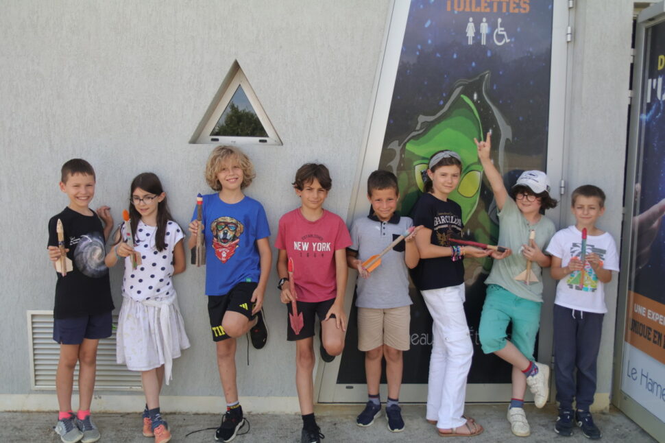 participants à la colonnie Astronome en herbe