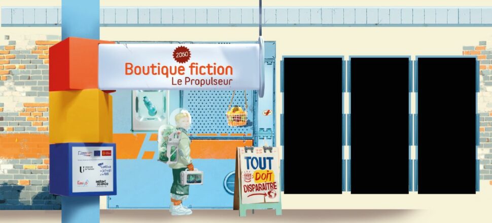 Habillage extérieur de la boutique fiction