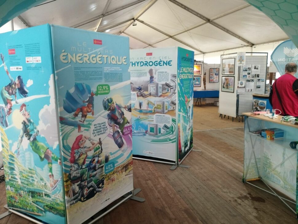 exposition-stand Hydrogèn'Oc