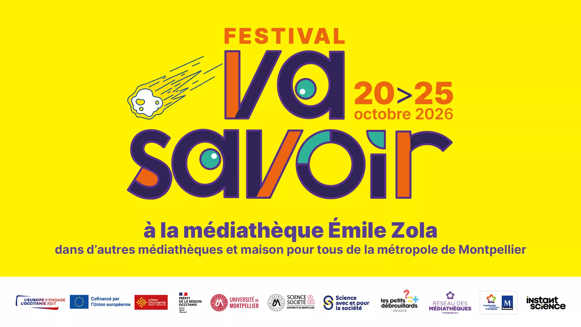 Festival Va Savoir 2026 à Montpellier